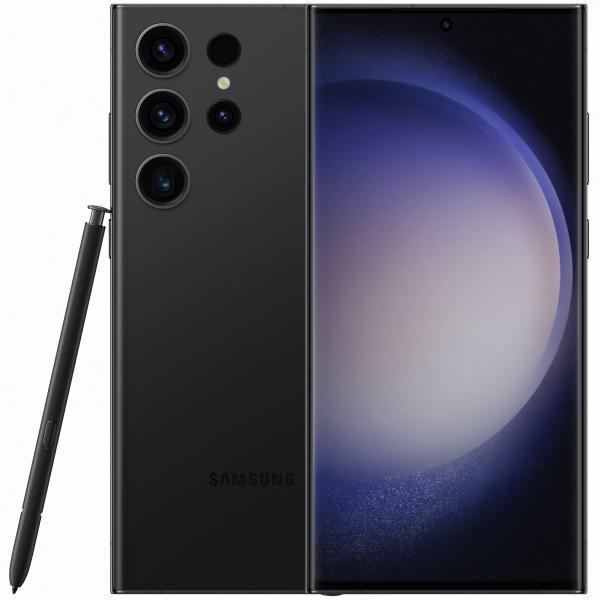 SMARTphone Samsung SG S23 ULTRA 5G S918 6.8"12GB 256G DS BK "SM-S918BZKC" (timbru verde 0.45 lei)