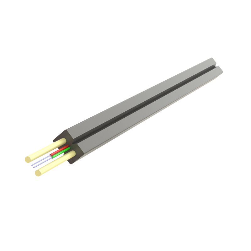Rola fibra optica 2 fibre flat drop SM, 2000m, 100N, intarziere la flacara, protectie apa, LSZH, int/ext - SAMM "002F-U-(ZN-2P)H-1x2-A2"