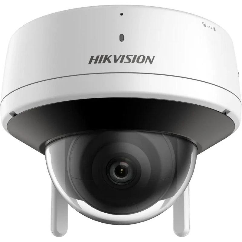 CAMERA IP Hikvision, dome pt. interior | exterior, dist. IR 30 m, tip lentila fixa 2.8 mm, 4 Mpx, microfon, carcasa metal si plastic, slot SD card, "DS-2CV2121G2-IDW2" (timbru verde 0.8 lei)