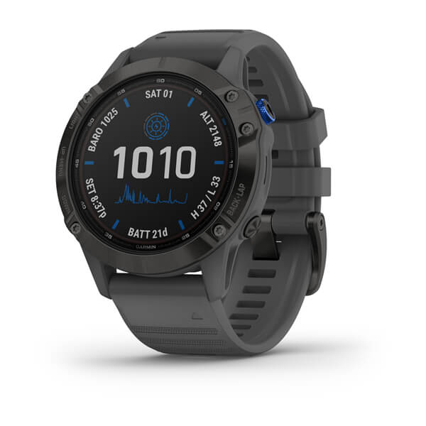 Smartwatch Garmin Fenix 6 Pro Solar Black, "PHT15184"(timbru verde 0.18 lei)
