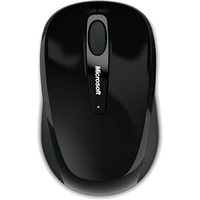 MOUSE MICROSOFT, "Mobile 3500", PC sau NB, wireless, 2.4GHz, optic, 1000 dpi, butoane/scroll 3/1, , negru, "GMF-00042" (timbru verde 0.18 lei)