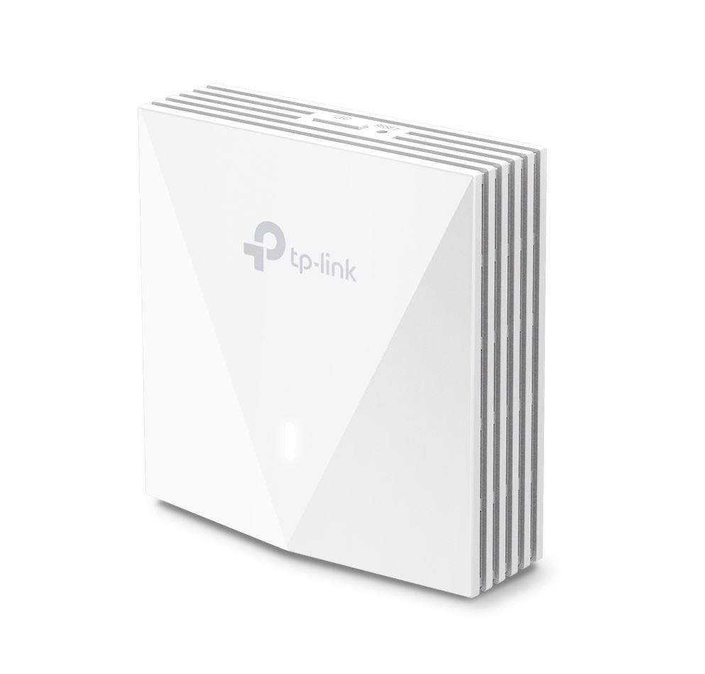 ACCESS POINT TP-LINK wireless AX3000 Mbps dual band Wall Plate WiFi 6, 2x10/100/1000 Mbps Ethernet Ports (1xPoE OUT)2 antene interne,IEEE802.3af/at PoE,de perete "EAP650-Wall" (timbru verde 0.8 lei)