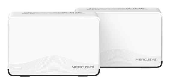MESH MERCUSYS, Wi-Fi 7 BE3600, 1× 2.5 Gb, 2× 1 Gb WAN/LAN "Halo H27BE(2-pack)" (timbru verde 2.00 lei)