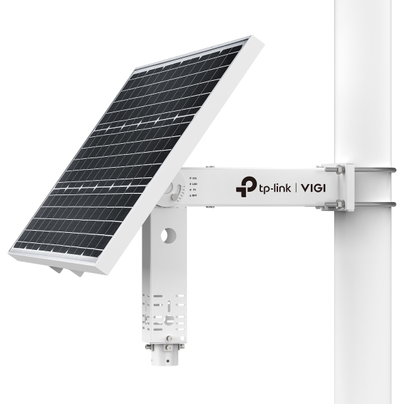 SISTEM DE ALIMENTARE cu panou solar TP-LINK, 90W si acumulator 31.2Ah/10.8V, unghi ajustabil, protectie IP66, alb "VIGI SP9030"
