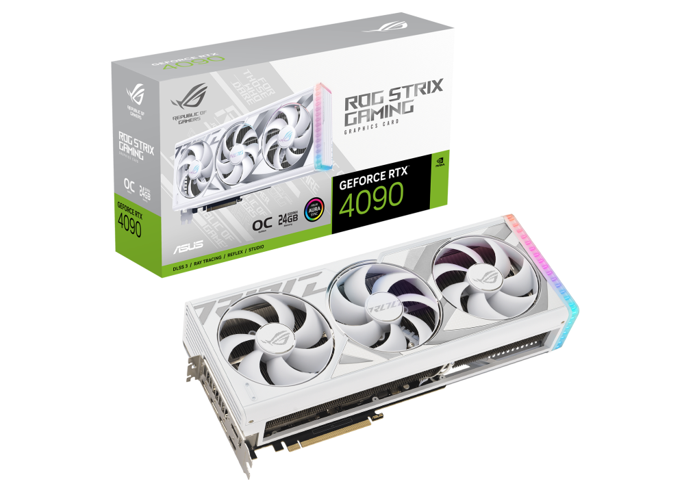 VGA AS ROG STRIX RTX 4090 OC 24GB White "RS-RTX4090-O24GWH"