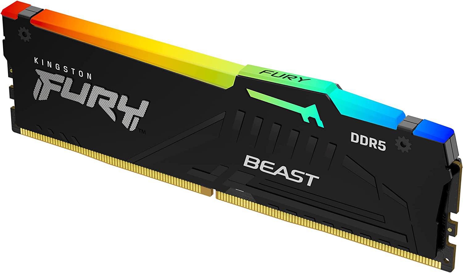 Memorie DDR Kingston DDR5 8GB frecventa 6000 Mhz, 1 modul, radiator, iluminare RGB, latenta CL36, "KF560C36BBEA-8"