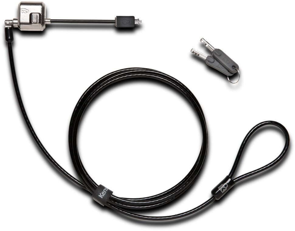 CABLU securitate KENSINGTON pt. notebook slot standard, cheie standard, 1.8m, cablu otel, permite rotire cablu, "MiniSaver" "K67890WW" (timbru verde 0.8 lei)