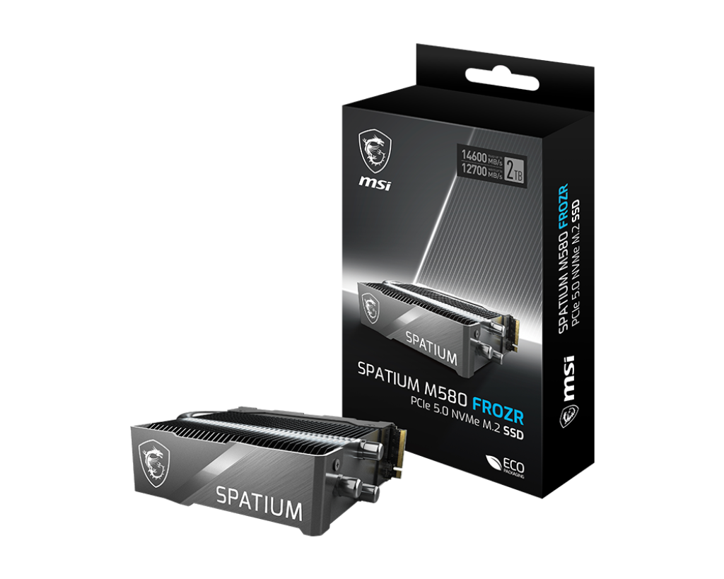 SSD MSI SPATIUM M580 PCIe 5.0 NVMe M.2 2TB FROZR "SPATIUM M580 PCIe 5.0 NVMe M.2 2TB FROZR"