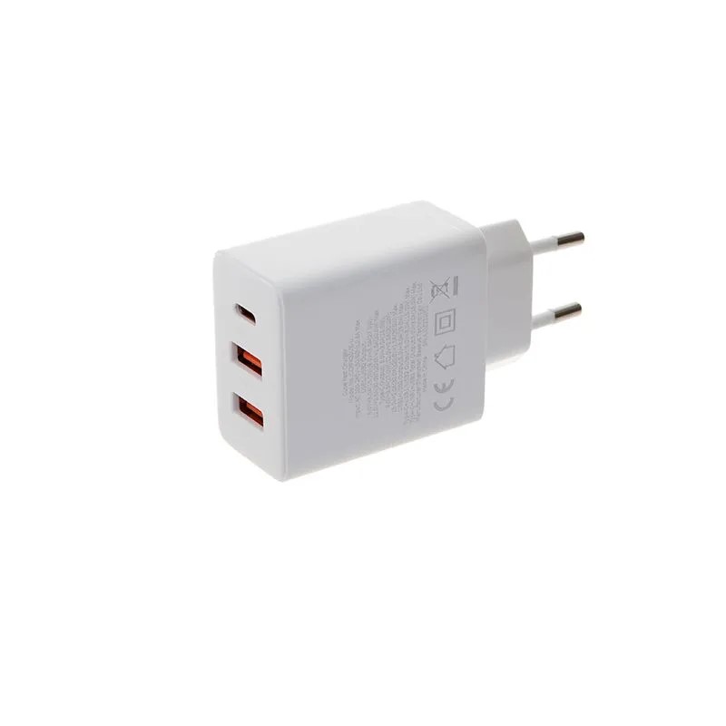 INCARCATOR RETEA Baseus Cube, Quick Charge 30W, 1 x USB Type-C Output 5V/3A, 2 x USB, alb "P10111402213-00" (timbru verde 0.18 lei) - 6932172651145