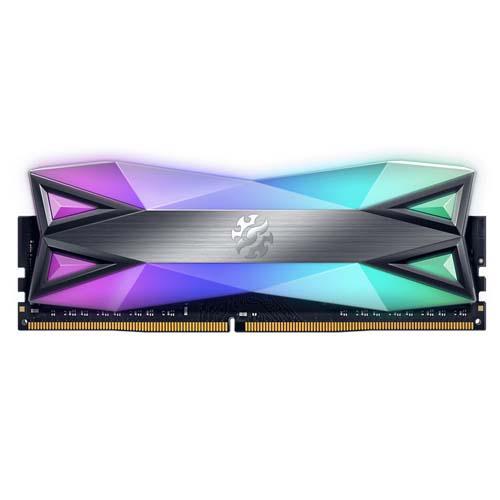 Memorie DDR Adata - gaming DDR4 8 GB, frecventa 3200 MHz, 1 modul, radiator, iluminare RGB, "AX4U32008G16A-ST60"
