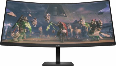 Monitor LED HP OMEN by HP 34c computer monitor 86.4 cm (34") 3440 x 1440 pixels Wide Quad HD LED Black "780K8E9" (timbru verde 7 lei)