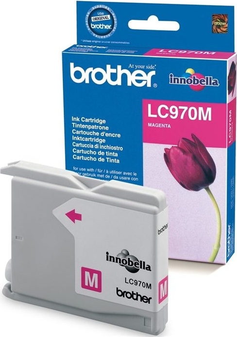 Cartus Cerneala Original Brother Magenta, LC970M, pentru DCP-135C|150C|153C|157C|235C|260C|MFC-260C, 300,, (timbru verde 0.15 lei), "LC970M"