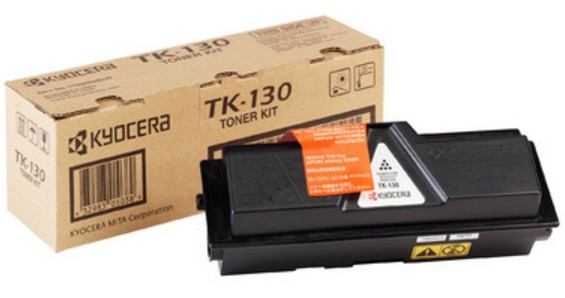 Toner Original Kyocera Black, TK-130, pentru FS-1028|FS-1128|FS-1300|FS-1350, 2K, (timbru verde 1.2 lei) , "TK-130"