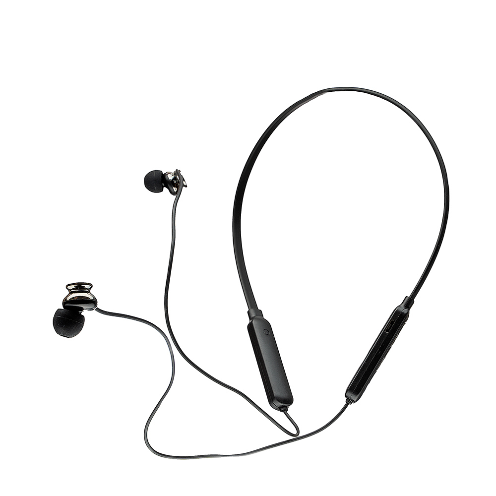 CASTI Spacer, wireless, intraauriculare cu fir de legatura si prindere magnetica, pt smartphone, microfon pe fir, conectare prin Bluetooth 5.0, negru, "SPBH-SPORTY", (timbru verde 0.18 lei)