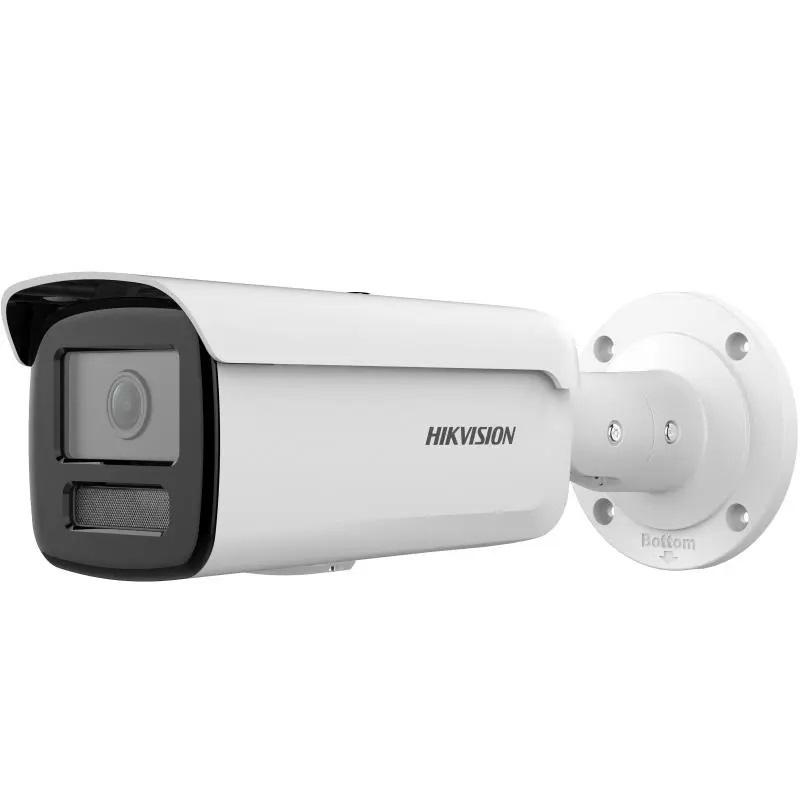 CAMERA IP Hikvision, bullet pt. exterior, dist. IR 80 m, tip lentila fixa 2.8 mm, 2 Mpx, slot SD card, "DS-2CD2T26G2-4I28D" (timbru verde 0.8 lei)