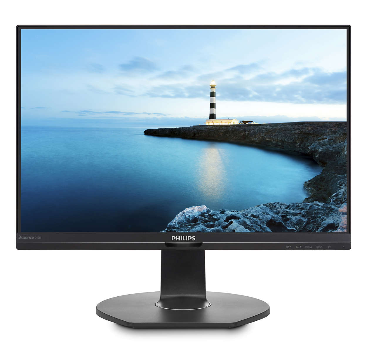 MONITOR PHILIPS 23.8", home, office, IPS, WQHD (2560 x 1440), Wide, 300 cd/mp, 5 ms, VGA, HDMI, DisplayPort x 2, mini-DisplayPort, "242B7QPTEB/00" (timbru verde 7 lei)