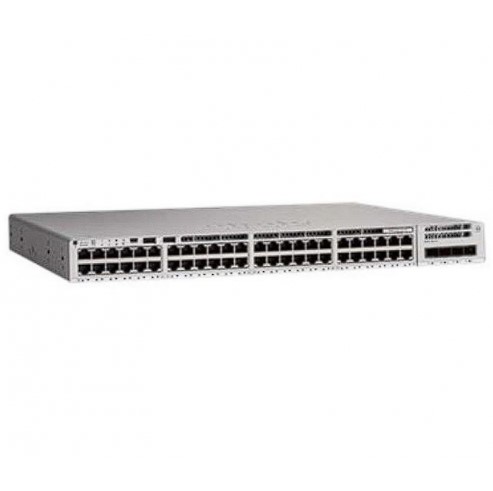 Catalyst 9300 48 GE SFP Ports, modular uplink Switch, "C9300-48S-E" (timbru verde 2 lei)