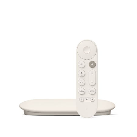 Google TV Streamer, 4K, Bluetooth, Wi-Fi, Android TV, 32 GB, Telecomanda comenzi vocale White "GA05662-DE"