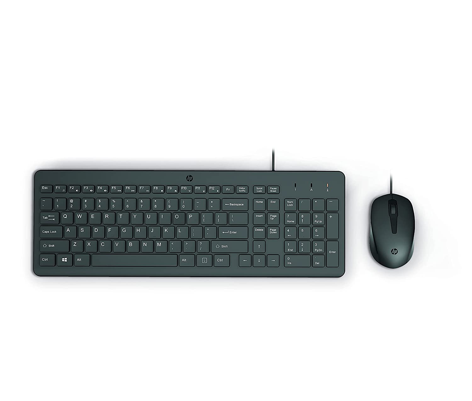 TASTATURI HP KEYBOARD +MOUSE 150/240J7AA HP, "240J7AA (timbru verde 0.8 lei)