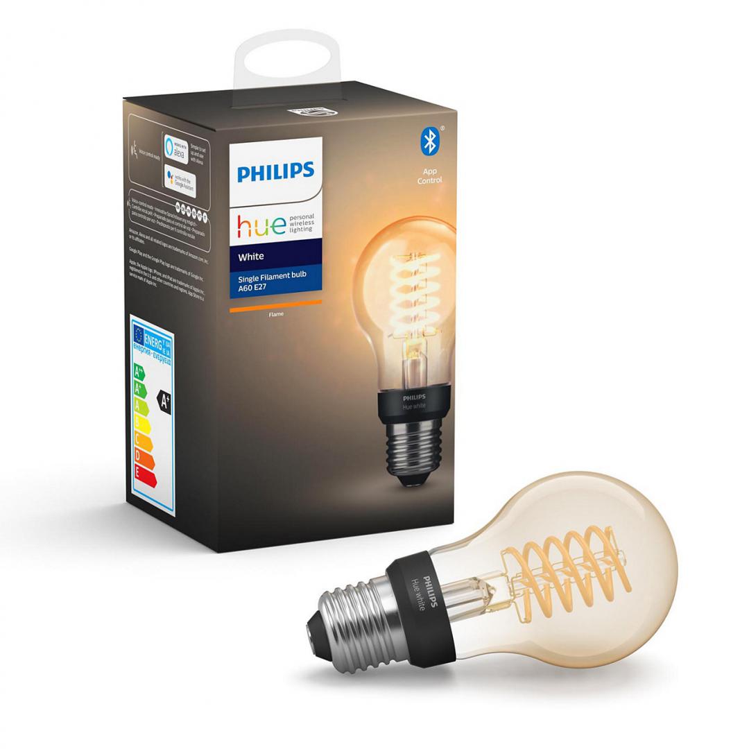 BEC smart LED Philips, soclu E27, putere 7W, forma clasic, lumina alb calda, alimentare 220 - 240 V, "000008718699688820" (timbru verde 0.45 lei)