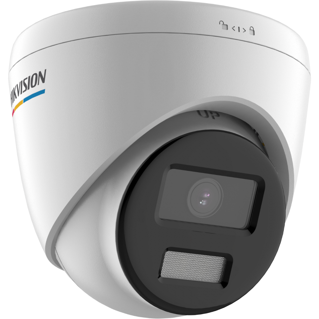 CAMERA IP TURRET 2MP 2.8MM IR30M COLORVU, "DS-2CD1357G0-L-28C" (timbru verde 0.8 lei)