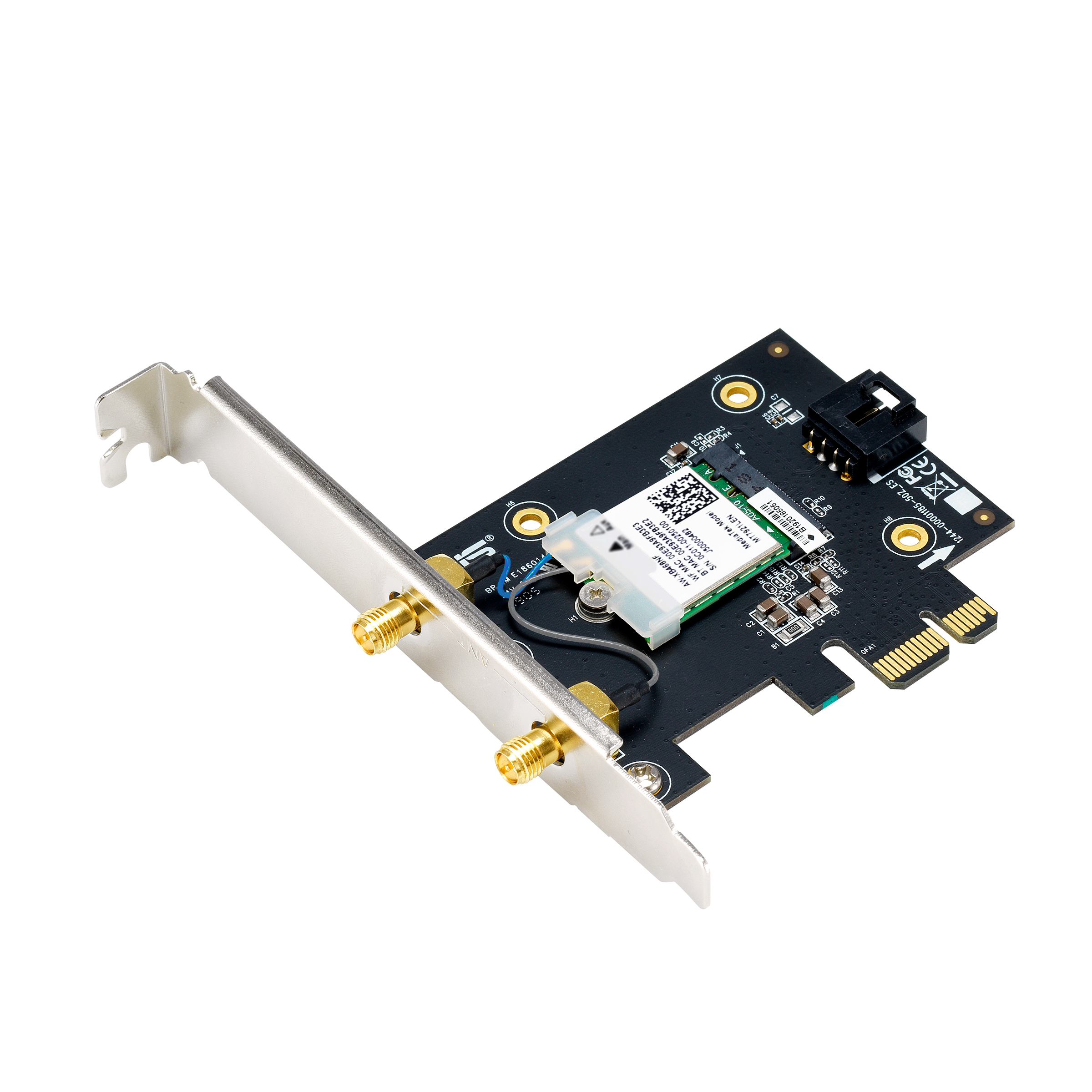 ASUS BE6500 Tri Band PCI-E WiFi 7 802.11be Adapter"PCE-BE6500" - imagine 3