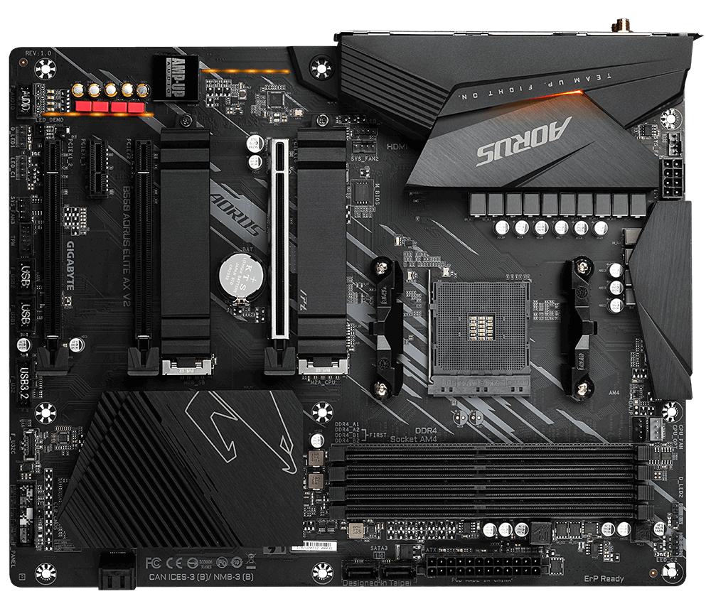 Placa de baza GIGABYTE B550 AORUS ELITE AX V2-(RSG)"B550 AORUS ELITE AX V2-(RSG)" - imagine 4
