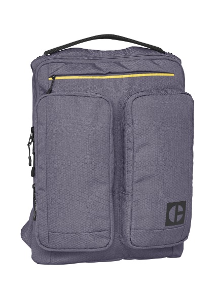 Rucsac CATERPILLAR Code - Quest Commuter, material 420D hexagonal, 2 buzunare exterioare - gri inchi "CAT-83826-46"