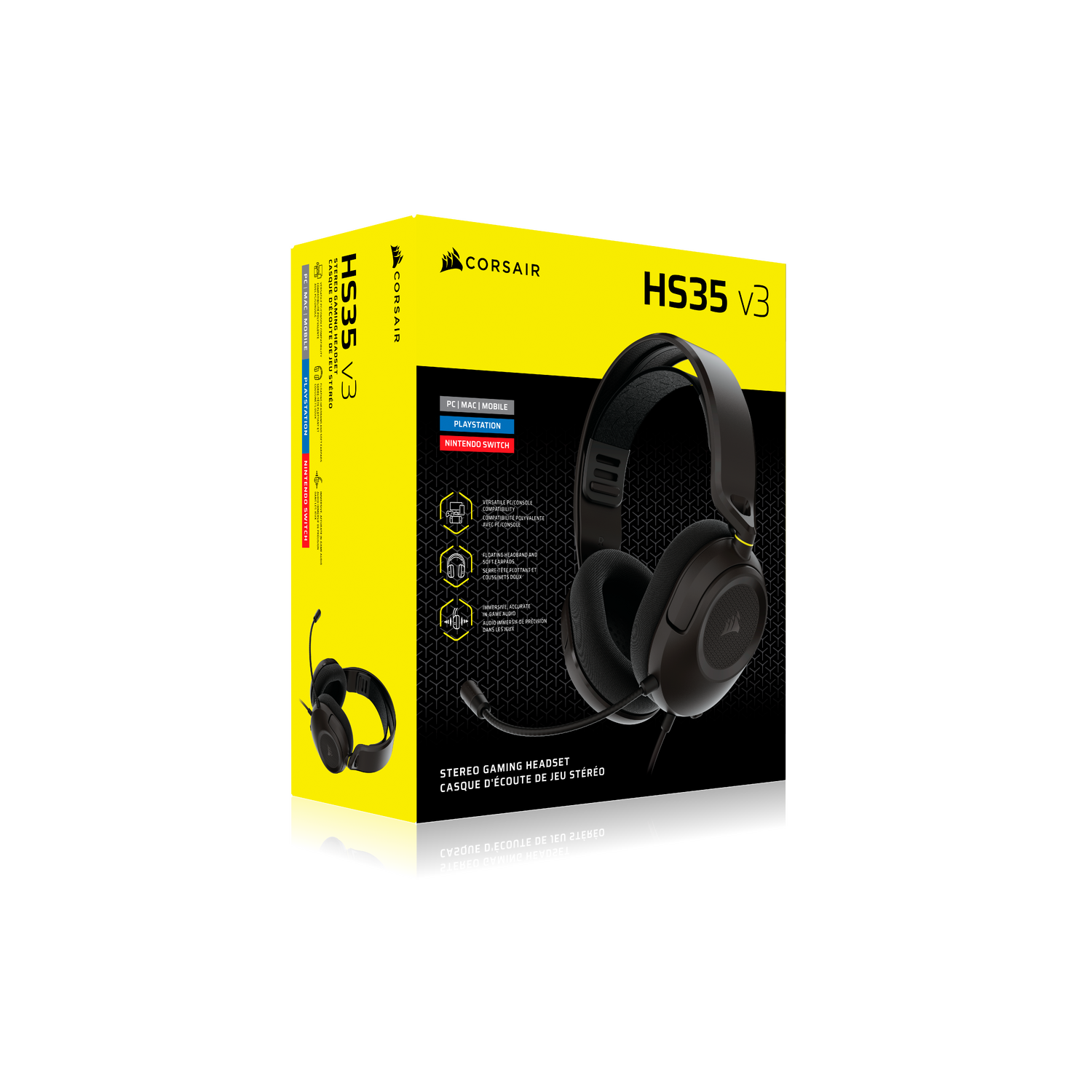 Casti Gaming cu fir Corsair HS35 V3 "CA-9011399-WW" - imagine 5