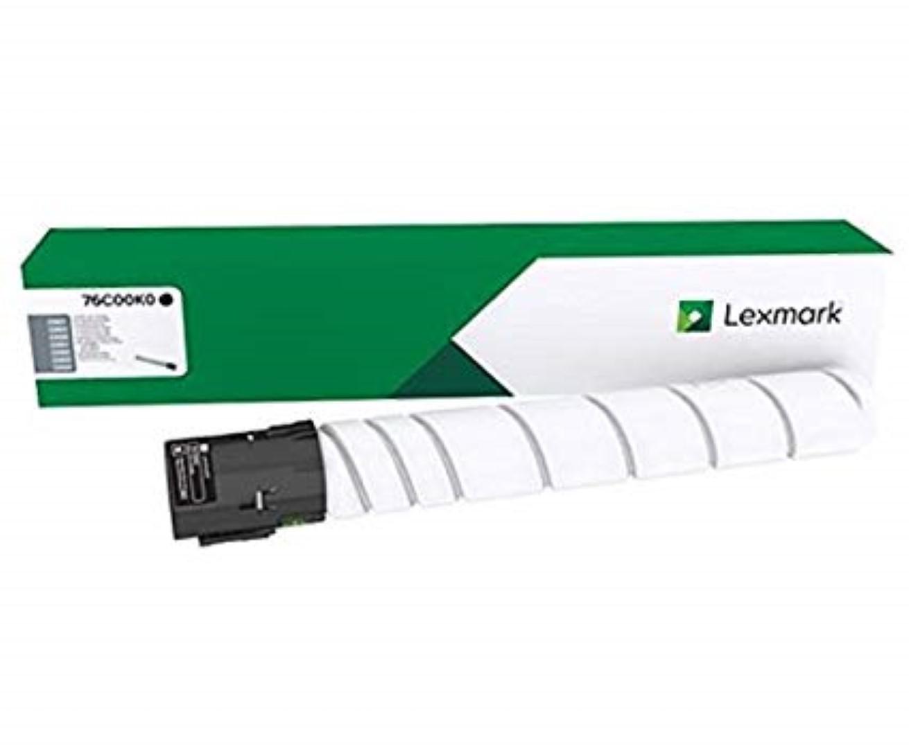 Toner Original Lexmark Black, 76C00K0, pentru CS921|CS923|CX920|CX921|CX922|CX923|CX924, 18.5K, (timbru verde 1.2 lei) , "76C00K0"