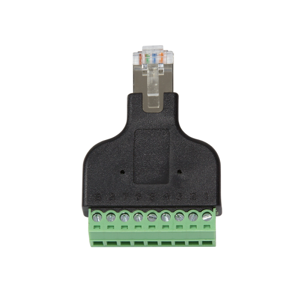 ADAPTOR LOGILINK RJ45 (T) la conector 8-pin, negru, "MP0050" - imagine 3