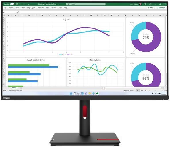 Monitor ThinkVision T34w-30, 34 curved, 21:9, 110 dpi "63D4GAT1EU" (timbru verde 7 lei)