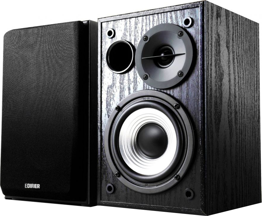 BOXE EDIFIER 2.0, RMS: 24W (2 x 12W), volum, bass, 220V alimentare, black "R980T" (timbru verde 11.00 lei)
