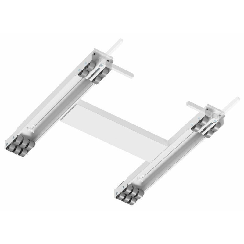 SUPORT Superior Slim, antivibratii, pentru transport usor masina de spalat sau uscator, dimensiune ajustabila 37x37cm pana la 62x62cm , alb, "SUPSLW004"