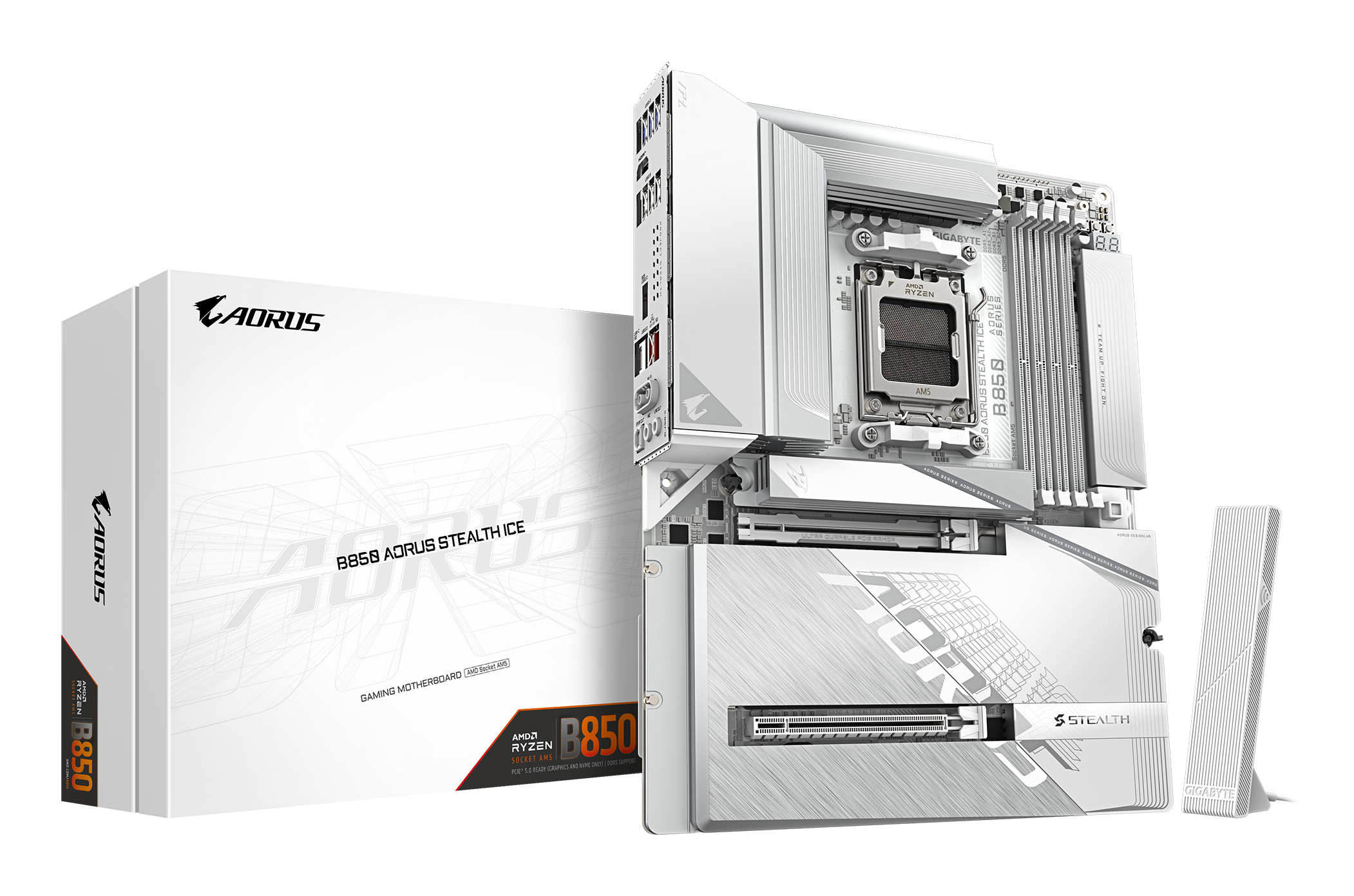 MB Gigabyte B850E AORUS STEALTH ICE AM5 "B850 A STEALTH ICE"