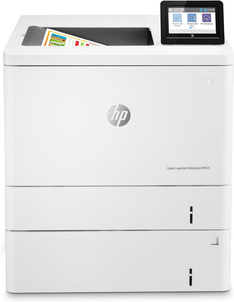 Imprimanta Laser Color HP M555x, A4, Functii: Impr., Viteza de Printare Monocrom: 38ppm, Viteza de printare color: 38ppm, Conectivitate:USB|Ret, Duplex:Da, ADF:Nu(timbru verde 40 lei) "7ZU79A"