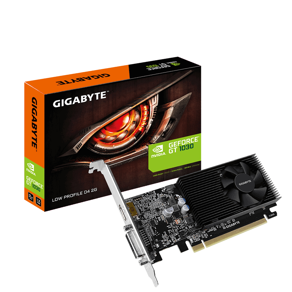 Placa video GeForce GT 1030 D4 2GB DDR4 64-bit Low Profile "GV-N1030D4-2GL"