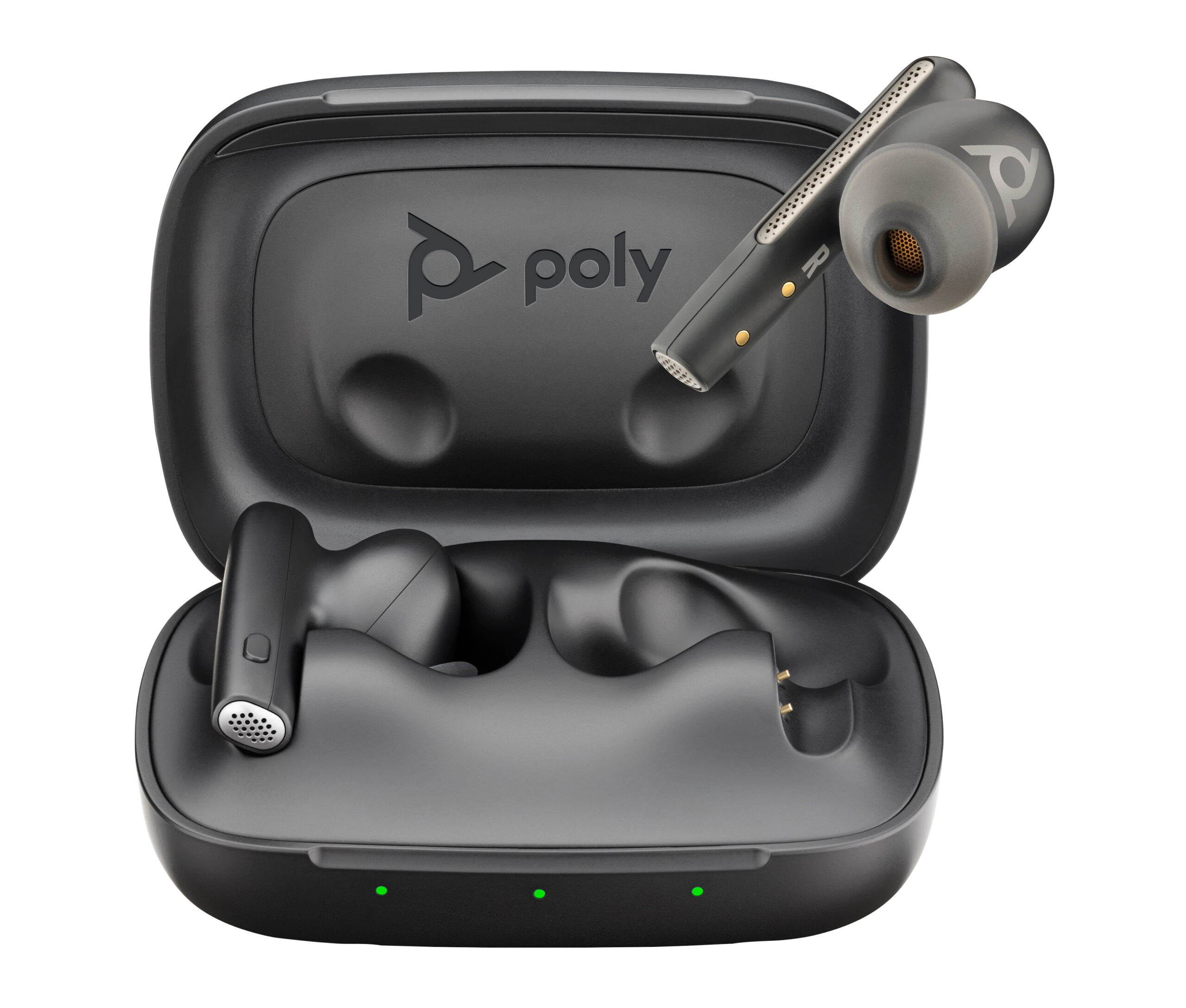 POLY VOYAGER FREE 60 UC WITH BASIC CHARGE CASE USB-C BT700C BLACK "220756-02" (timbru verde 0.8 lei)