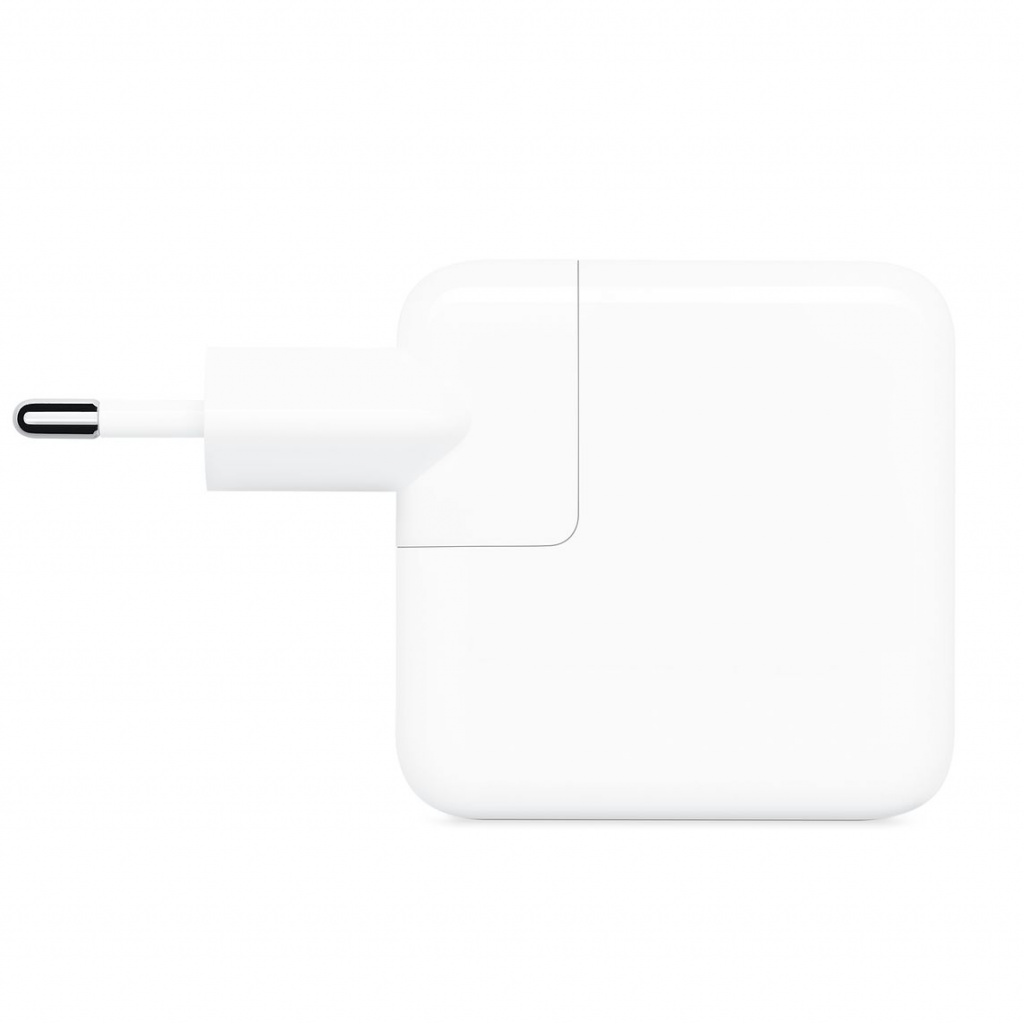 Incarcator retea 220V Apple, 1 x USB Type C, 30W, fast charge, alb, "my1w2zm/a" (timbru verde 0.18 lei)