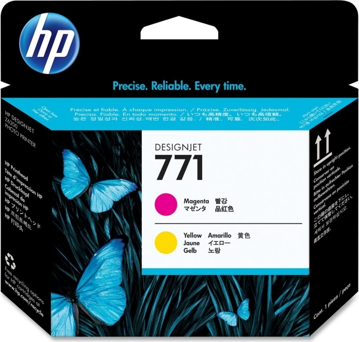 Cap Printare Original HP Magenta/Yellow, nr.771, pentru DesignJet Z6200, , (timbru verde 0.15 lei), "CE018A"