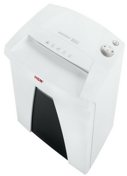 Distrugator documente manual HSM Securio B24, 9-11 coli, cross cut (1,9 x 15mm), securitate 5 "H-1782111" (timbru verde 11 lei)