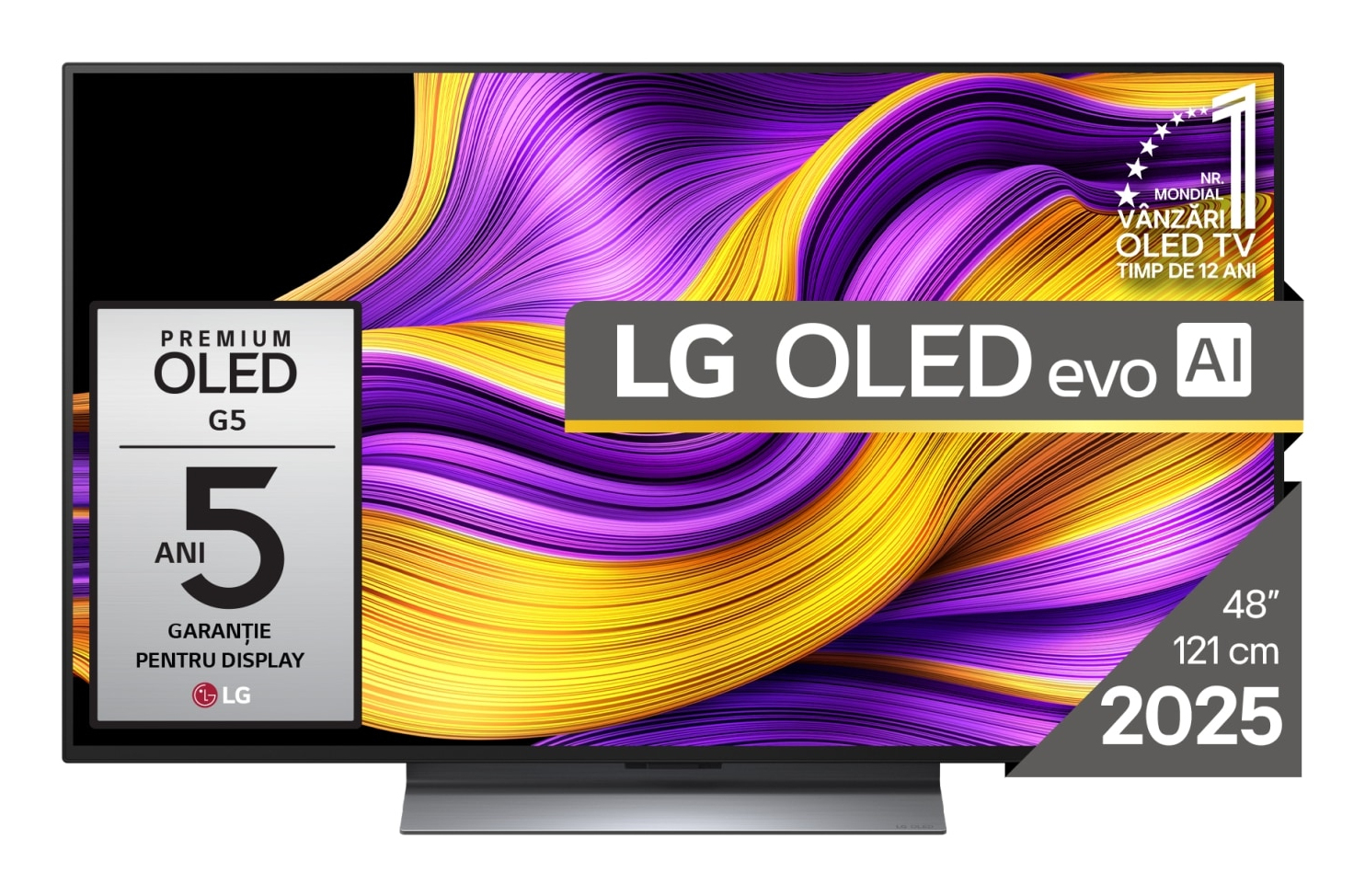 Smart TV OLED48G53LS Seria evo AI G5 121cm 4K UHD HDR "OLED48G53LS" (timbru verde 15 lei)