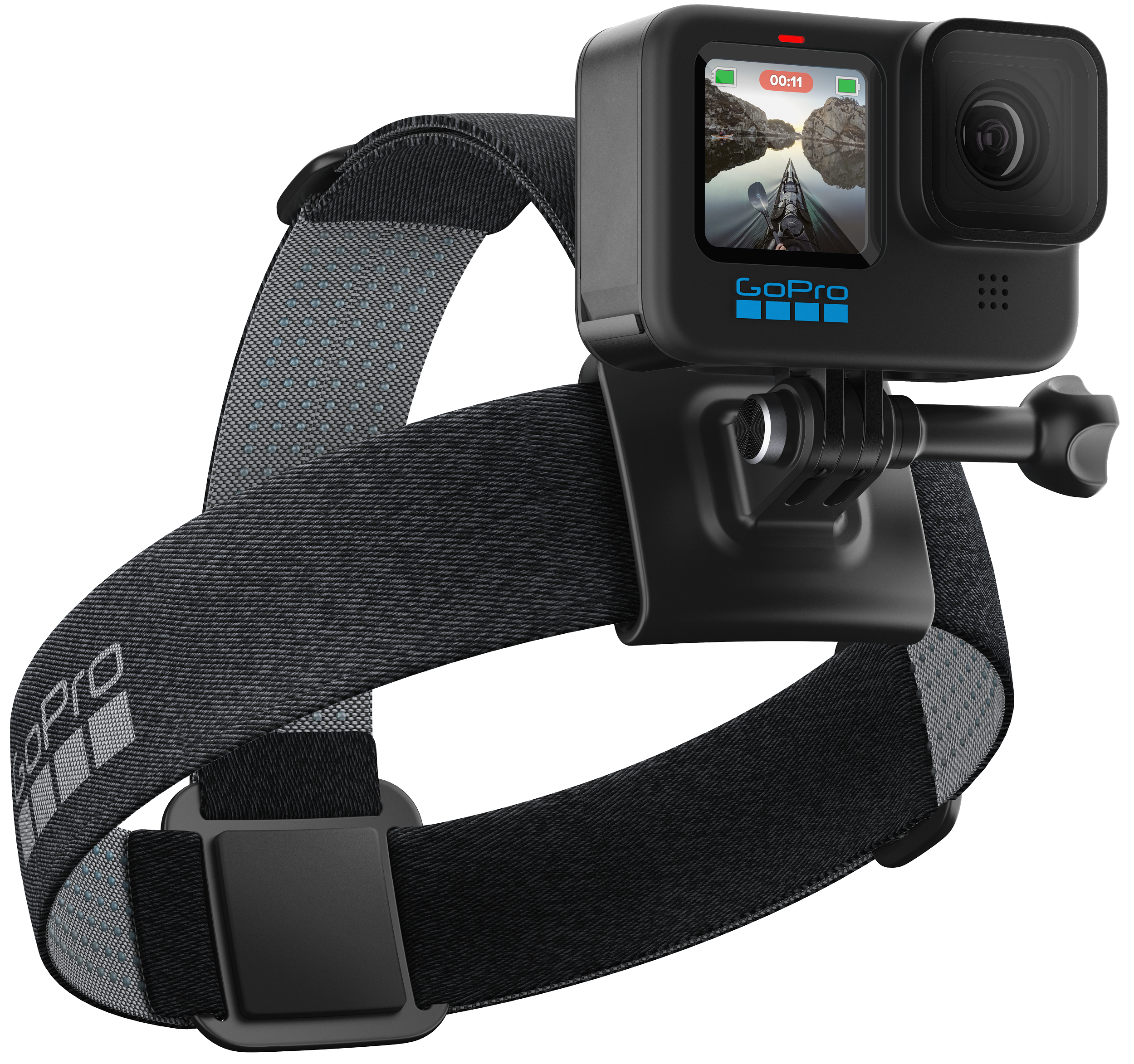 Curea GoPro pentru cap 2.0 + suport cu clema "ACHOM-002-VN"