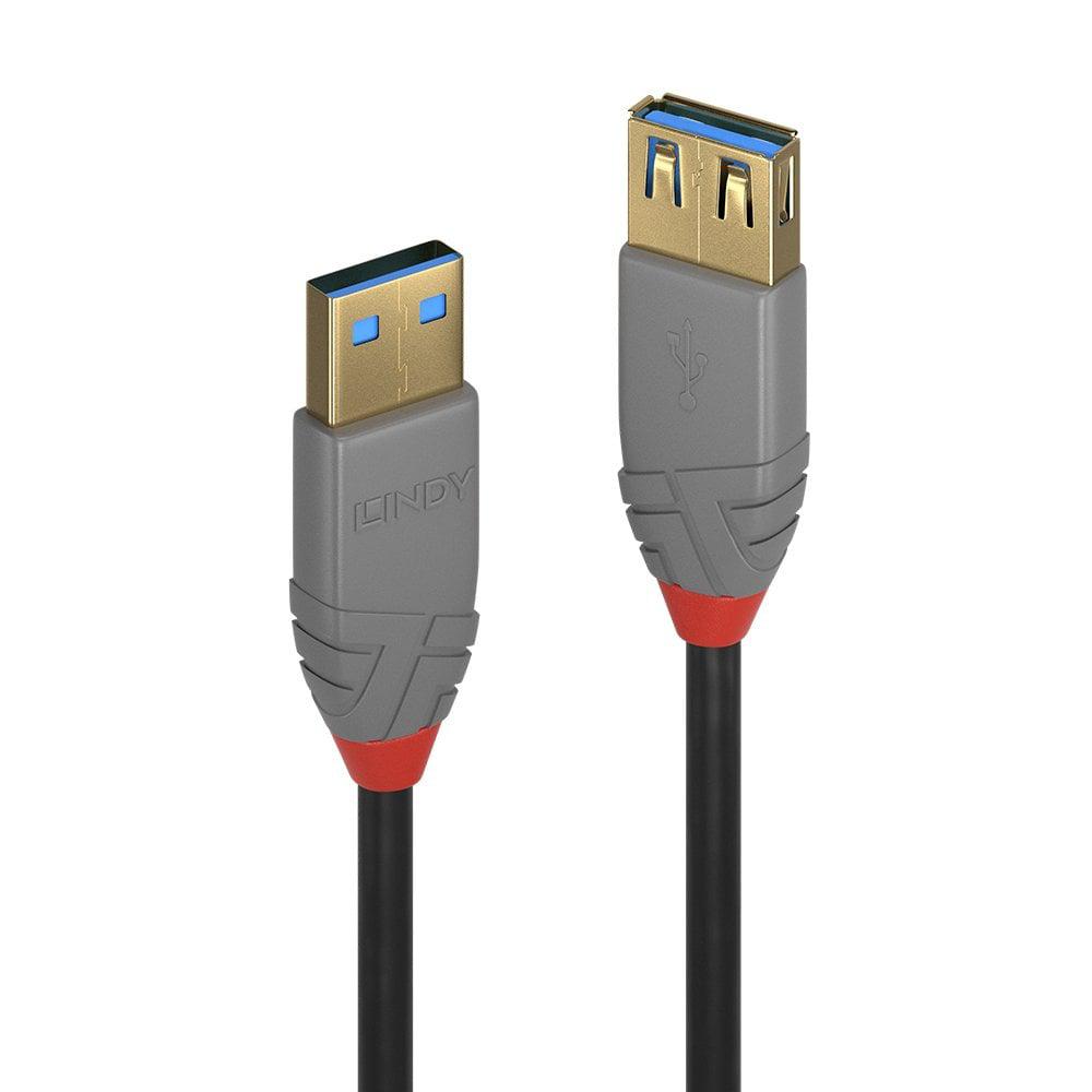 Cablu Lindy 0,5m USB 3.1 Gen1 EXT A/A, "LY-36760" (timbru verde 0.18 lei)