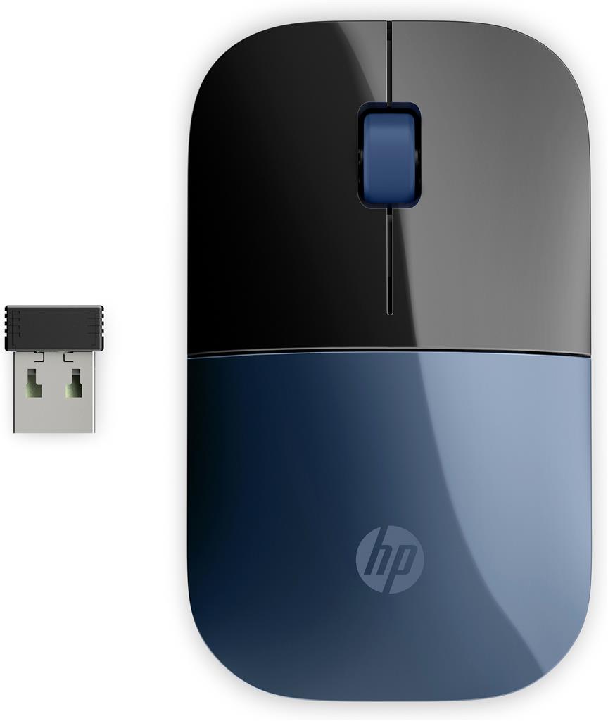 HP Z3700 mouse RF Wireless Optical 1200 DPI Ambidextrous, "V0L81AA" (timbru verde 0.18 lei)