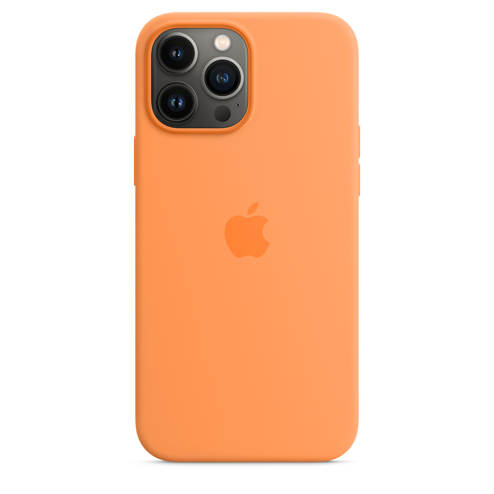 HUSA Smartphone Apple, pt iPhone 13 Pro Max, tip back cover (protectie spate) cu MagSafe, silicon, MagSafe, portocaliu, "mm2m3zm/a"