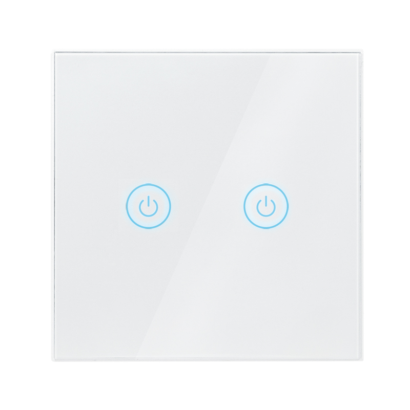 INTRERUPATOR LOGILINK, Wi-Fi Smart, ecran tactil, 2 butoane, indicator LED, compatibil TUYA, Amazon Alexa si Google Home, alb "SH0125" (include TV 0.18lei)