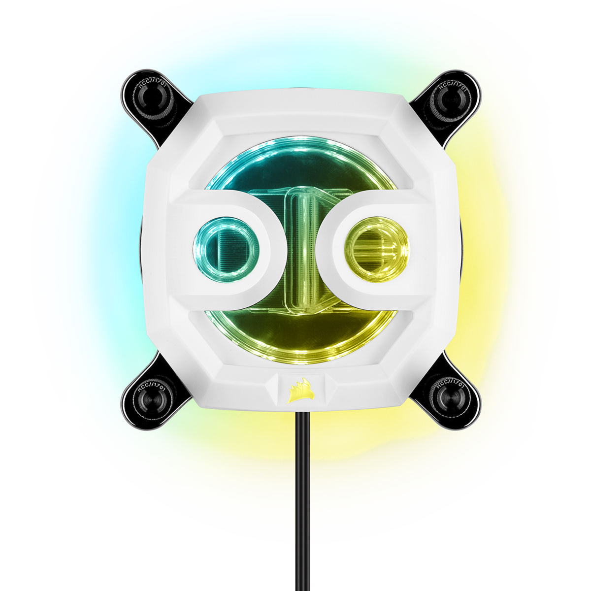 WATER block CORSAIR, Hydro X Series XC7 RGB, Compatibil socket LGA 1200/115x si AM4, iluminare RGB, alb, 1200/AM4, "CX-9010007-WW"