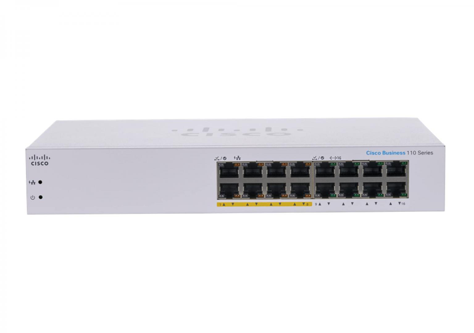 CISCO CBS110-16PP 16GB UNMNG SWITCH "CBS110-16PP" (timbru verde 2 lei)