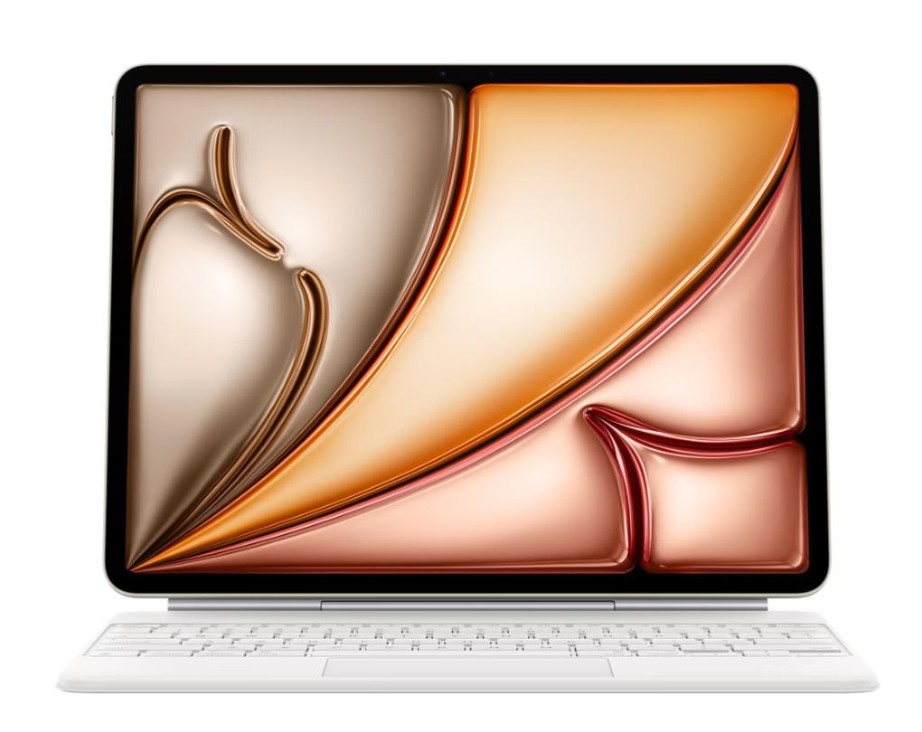 MAGIC KEYBOARD iPAD AIR 13 WHITE RO"MDFW4RO/A" - imagine 2